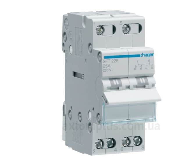 Переключатель Hager SFT225 2P 25А/230В 2м I-0-II